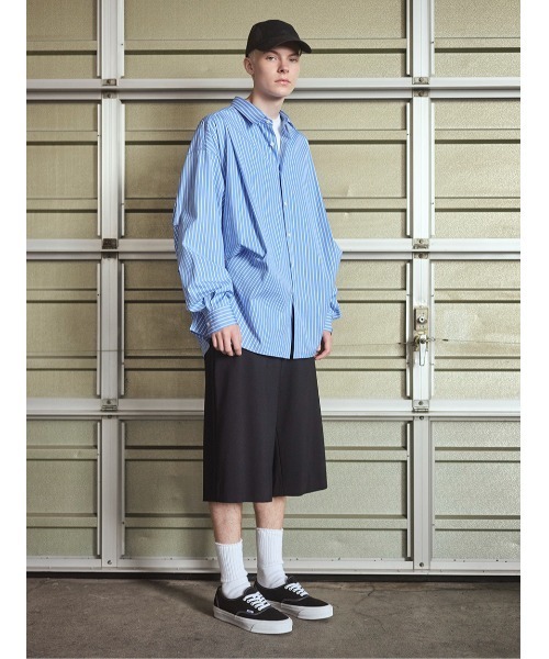 セール】THOMAS MASON TUCKED DETAIL OVERSIZED SHIRT（シャツ