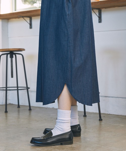 アソート ナンバリング刺繍 ボタンダウン 半袖 ロングシャツワンピース アソート ナンバリング刺繍 ボタンダウン 半袖 ロングシャツワンピース