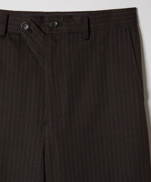 soduk(スドーク)の「triple tucked trousers(スラックス・レディース・グレー/ブラウン・SMALL/MEDIUM)」の19枚目の写真