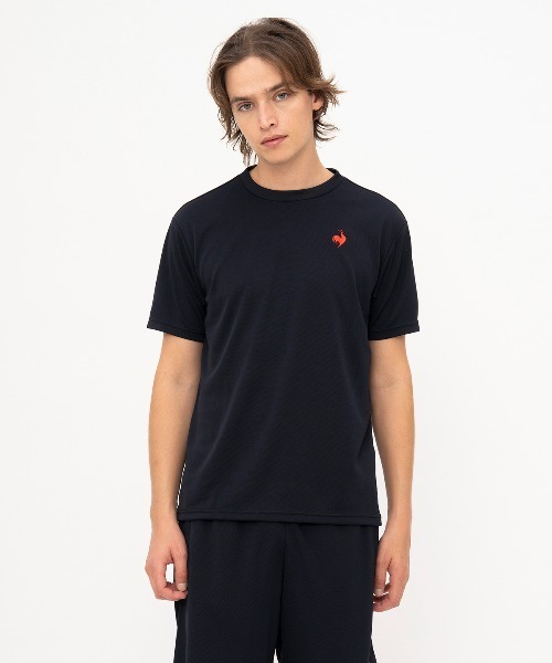 le coq sportif(ルコックスポルティフ)の「エコペットショートスリーブシャツ(Tシャツ/カットソー・メンズ・ブラック/ブルー/グレー/ホワイト/ネイビー・S/M/L/XL/XXL)」の4枚目の写真