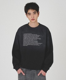 kutir | SPRAY PROCESSING PULLOVER SWEAT/スプレー加工プルオーバースウェット(スウェット)