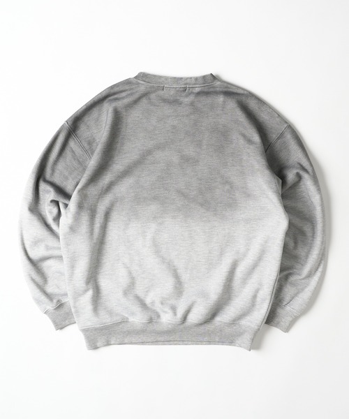 kutir(クティール)の「SPRAY PROCESSING PULLOVER SWEAT/スプレー加工プルオーバースウェット(スウェット・メンズ・ブラック/ブラック系/杢グレー/グレー系・MEDIUM/LARGE)」の6枚目の写真