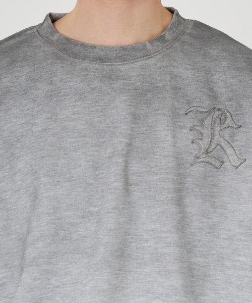 kutir(クティール)の「SPRAY PROCESSING PULLOVER SWEAT/スプレー加工プルオーバースウェット(スウェット・メンズ・ブラック/ブラック系/杢グレー/グレー系・MEDIUM/LARGE)」の16枚目の写真