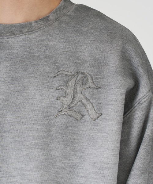 kutir(クティール)の「SPRAY PROCESSING PULLOVER SWEAT/スプレー加工プルオーバースウェット(スウェット・メンズ・ブラック/ブラック系/杢グレー/グレー系・MEDIUM/LARGE)」の17枚目の写真