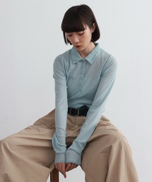 PURE BRIGHT | シアーポロシャツ(ポロシャツ)