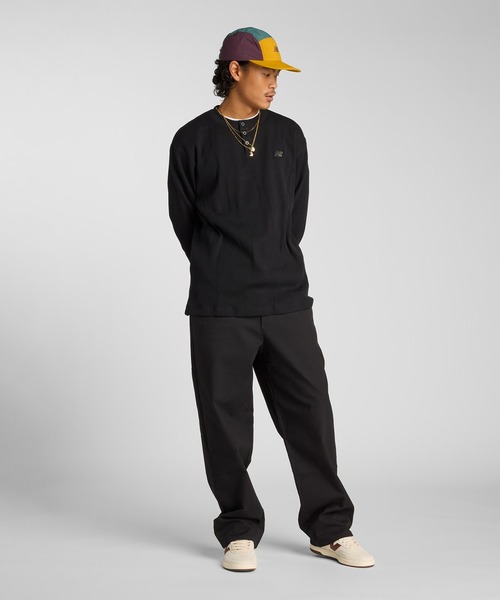 サーマル ロンＴ ニット ワッフル ナショナルブランド NB カジュアル セール】Numeric ワッフルニットロングスリーブTシャツ（Tシャツ