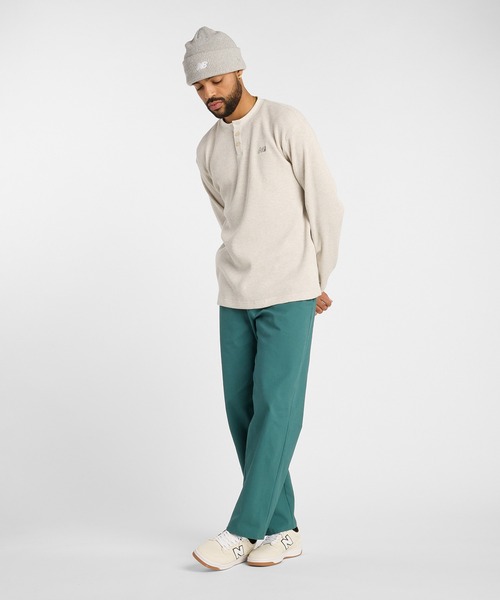 New Balance tシャツ Numeric ワッフルニットロングスリーブT