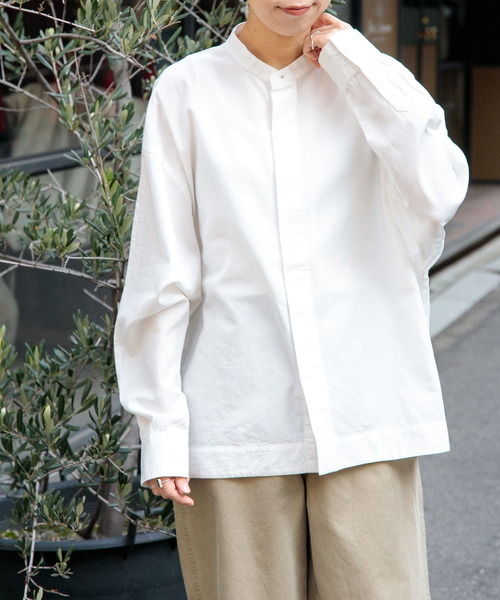 FORK&SPOON（フォークアンドスプーン）の「FORK&SPOON　ギボシロングスリーブシャツ（シャツ/ブラウス・レディース・ストライプ/オフホワイト・1）」の20枚目の写真