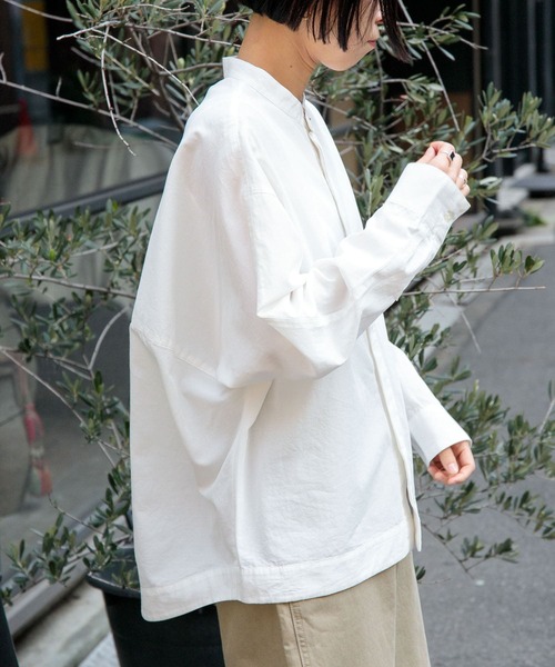 FORK&SPOON（フォークアンドスプーン）の「FORK&SPOON　ギボシロングスリーブシャツ（シャツ/ブラウス・レディース・ストライプ/オフホワイト・1）」の22枚目の写真