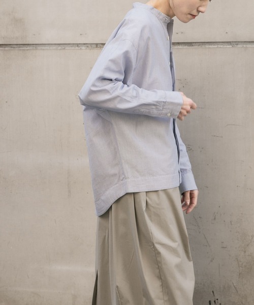 FORK&SPOON（フォークアンドスプーン）の「FORK&SPOON　ギボシロングスリーブシャツ（シャツ/ブラウス・レディース・ストライプ/オフホワイト・1）」の17枚目の写真