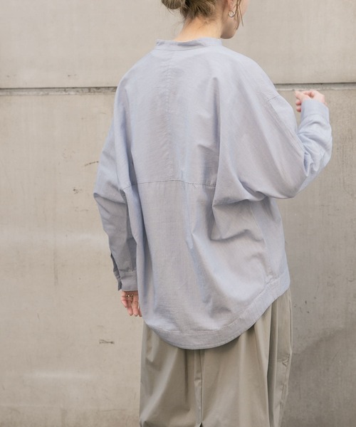 FORK&SPOON（フォークアンドスプーン）の「FORK&SPOON　ギボシロングスリーブシャツ（シャツ/ブラウス・レディース・ストライプ/オフホワイト・1）」の18枚目の写真