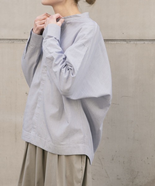 FORK&SPOON（フォークアンドスプーン）の「FORK&SPOON　ギボシロングスリーブシャツ（シャツ/ブラウス・レディース・ストライプ/オフホワイト・1）」の19枚目の写真