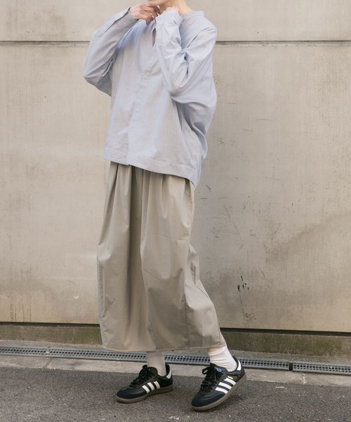 FORK&SPOON（フォークアンドスプーン）の「FORK&SPOON　ギボシロングスリーブシャツ（シャツ/ブラウス・レディース・ストライプ/オフホワイト・1）」の9枚目の写真