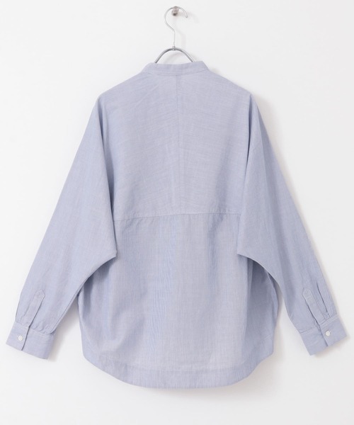 FORK&SPOON（フォークアンドスプーン）の「FORK&SPOON　ギボシロングスリーブシャツ（シャツ/ブラウス・レディース・ストライプ/オフホワイト・1）」の3枚目の写真