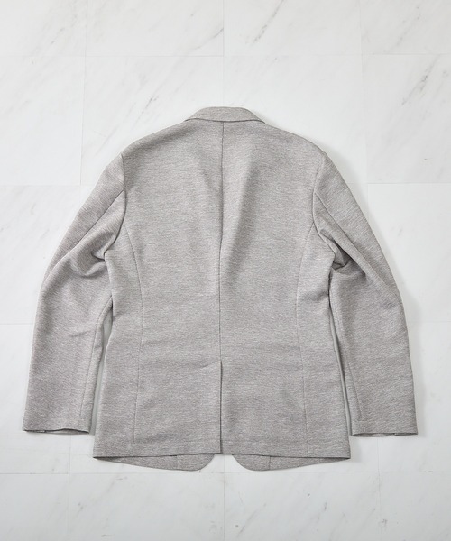 UNION STATION（ユニオンステーション）の「【セットアップ対応可】カラミ織り ノッチドラペル サマージャケット（テーラードジャケット・メンズ・ライトグレー/ネイビー・S/M/L/LL）」の17枚目の写真
