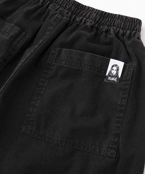X-girl（エックスガール）の「FADED FACE EASY HALF PANTS（その他パンツ・レディース・ブラック/グレー/ピンク・S/M）」の16枚目の写真