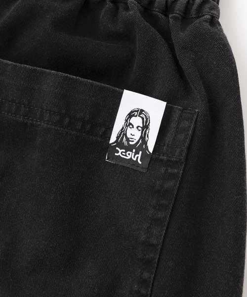 X-girl（エックスガール）の「FADED FACE EASY HALF PANTS（その他パンツ・レディース・ブラック/グレー/ピンク・S/M）」の17枚目の写真