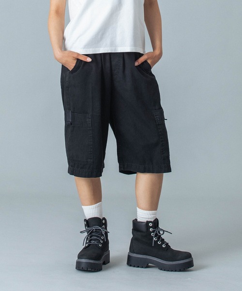 X-girl（エックスガール）の「FADED FACE EASY HALF PANTS（その他パンツ・レディース・ブラック/グレー/ピンク・S/M）」の19枚目の写真