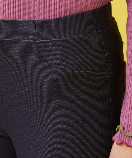 Jocomomola（ホコモモラ）の「Triangulo 刺繍レギンスパンツ（その他パンツ・レディース・ネイビー/チャコールグレー・42/40）」の9枚目の写真