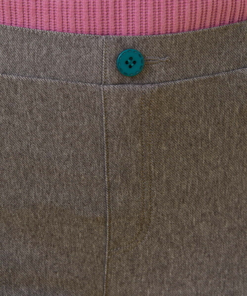 Jocomomola（ホコモモラ）の「Triangulo 刺繍レギンスパンツ（その他パンツ・レディース・ネイビー/チャコールグレー・42/40）」の15枚目の写真