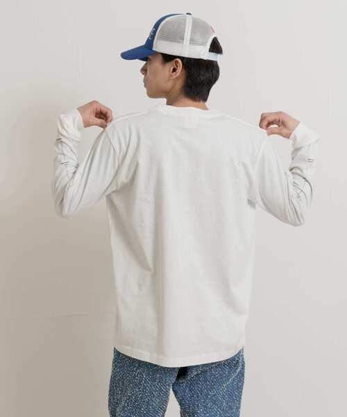 THE GOODLAND MARKET（ザグッドランドマーケット）の「That’s　RE the Long Tee (No Plan B)（Tシャツ/カットソー・メンズ・ブラック/ホワイト・MEDIUM/LARGE/X-LARGE）」の13枚目の写真