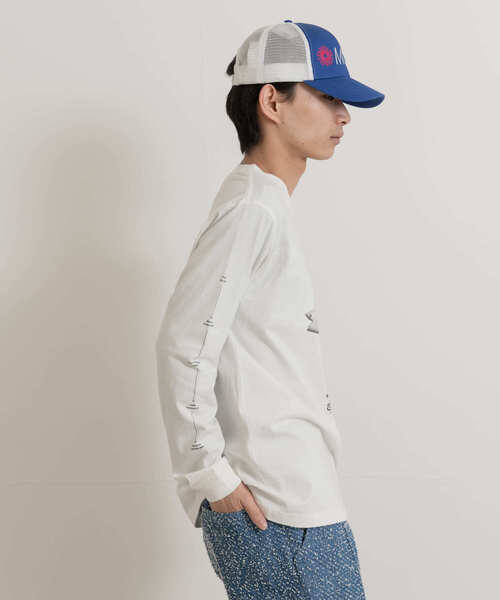 THE GOODLAND MARKET（ザグッドランドマーケット）の「That’s　RE the Long Tee (No Plan B)（Tシャツ/カットソー・メンズ・ブラック/ホワイト・MEDIUM/LARGE/X-LARGE）」の14枚目の写真