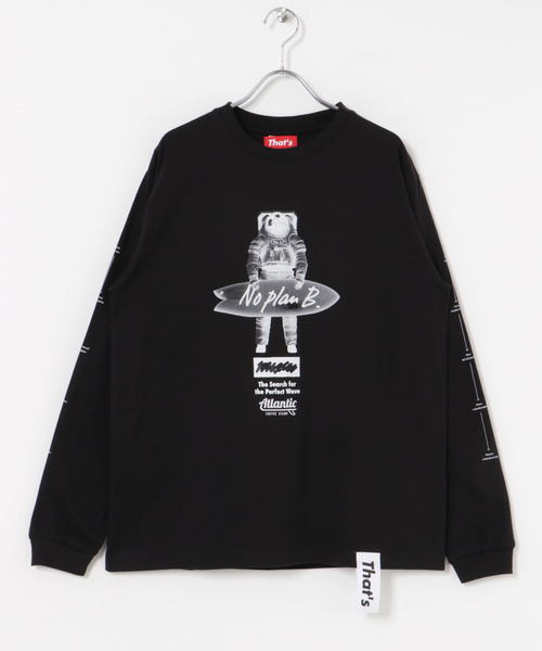 THE GOODLAND MARKET（ザグッドランドマーケット）の「That’s　RE the Long Tee (No Plan B)（Tシャツ/カットソー・メンズ・ブラック/ホワイト・MEDIUM/LARGE/X-LARGE）」の15枚目の写真