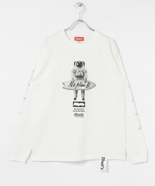 THE GOODLAND MARKET（ザグッドランドマーケット）の「That’s　RE the Long Tee (No Plan B)（Tシャツ/カットソー・メンズ・ブラック/ホワイト・MEDIUM/LARGE/X-LARGE）」の16枚目の写真