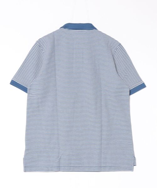 L.L.Bean（エルエルビーン）の「プレミアム・ダブル・エル・ポロシャツ、ビーン・ブーツの刺繍入り　ストライプ ジャパン・フィット（ポロシャツ・メンズ・ブルー・XX-LARGE/X-LARGE/LARGE/MEDIUM/SMALL）」の5枚目の写真