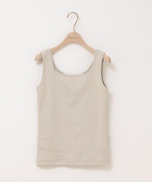 NOLLEY’S Sophi（ノーリーズソフィ）の「2WAYベアテレコタンクトップ（タンクトップ・レディース・ブラック/グレイッシュベージュ/オフホワイト・FREE）」の10枚目の写真