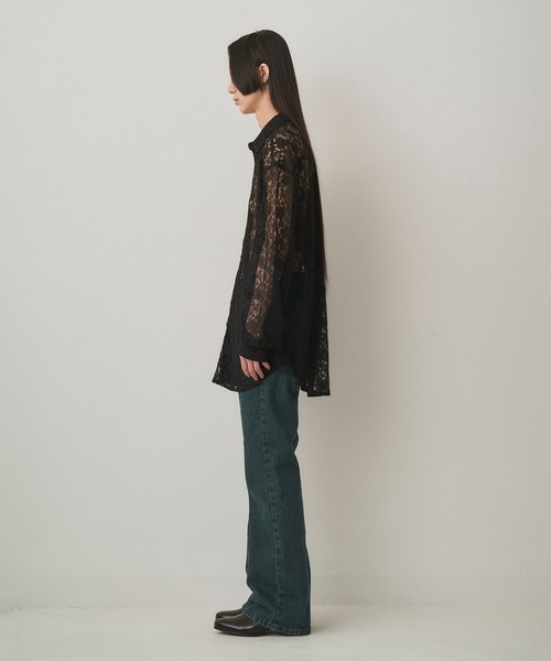 Juha(ユハ)の「CORD LACE L/S SHIRT(シャツ/ブラウス・メンズ・ブラック/グリーン・3/4)」の16枚目の写真