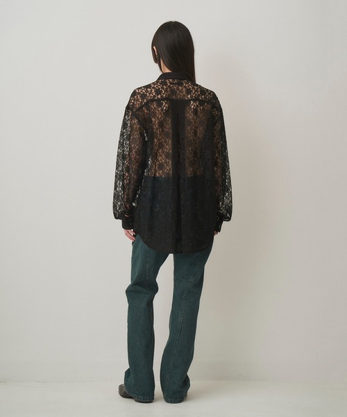 Juha(ユハ)の「CORD LACE L/S SHIRT(シャツ/ブラウス・メンズ・ブラック/グリーン・3/4)」の17枚目の写真