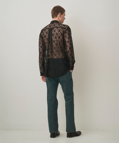 Juha(ユハ)の「CORD LACE L/S SHIRT(シャツ/ブラウス・メンズ・ブラック/グリーン・3/4)」の10枚目の写真