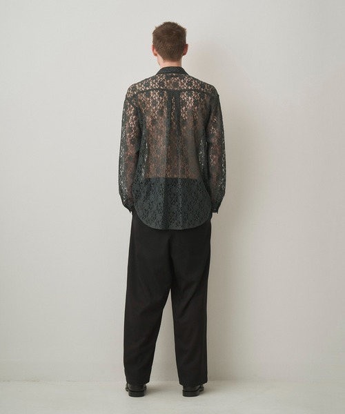 Juha(ユハ)の「CORD LACE L/S SHIRT(シャツ/ブラウス・メンズ・ブラック/グリーン・3/4)」の14枚目の写真