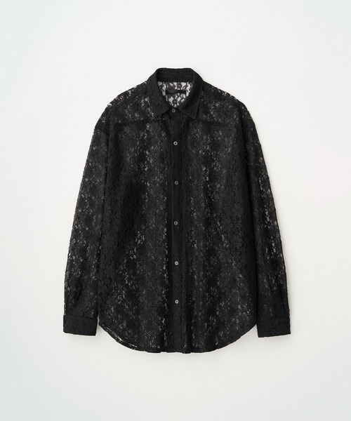 Juha(ユハ)の「CORD LACE L/S SHIRT(シャツ/ブラウス・メンズ・ブラック/グリーン・3/4)」の5枚目の写真