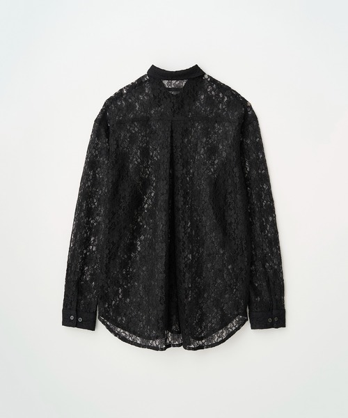 Juha(ユハ)の「CORD LACE L/S SHIRT(シャツ/ブラウス・メンズ・ブラック/グリーン・3/4)」の7枚目の写真