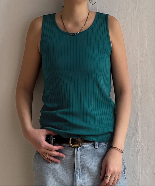 LBC（エルビーシー）の「【着やせ効果抜群】コットンUSA針抜きタンクトップ 25（タンクトップ・レディース・イエロー/ダークカーキ/ホワイト/ブラウン/ピンク/ブラック/チャコールグレー/その他30・M/L）」の17枚目の写真