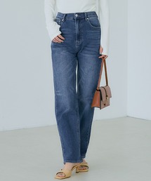 coca（coca） | しゃがめるテーパードデニム(デニムパンツ)