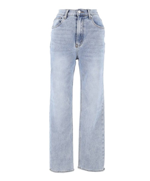 coca（coca）（コカ）の「しゃがめるテーパードデニム（デニムパンツ・レディース・ライトブルー/ブルー・S/L/M）」の22枚目の写真