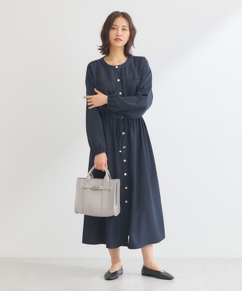 ELENCARE DUE(エレンカーレデュエ)の「・ELENCARE DUE イロイロ釦ワンピース(ワンピース・レディース・ベージュ/ミント/ネイビー/ブラック・FREE)」の19枚目の写真