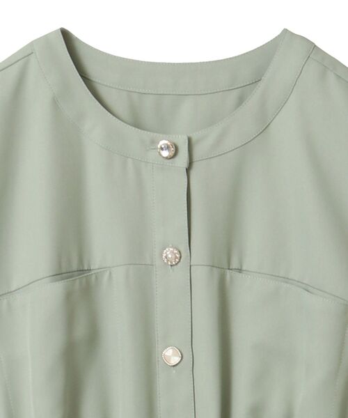 ELENCARE DUE(エレンカーレデュエ)の「・ELENCARE DUE イロイロ釦ワンピース(ワンピース・レディース・ベージュ/ミント/ネイビー/ブラック・FREE)」の7枚目の写真