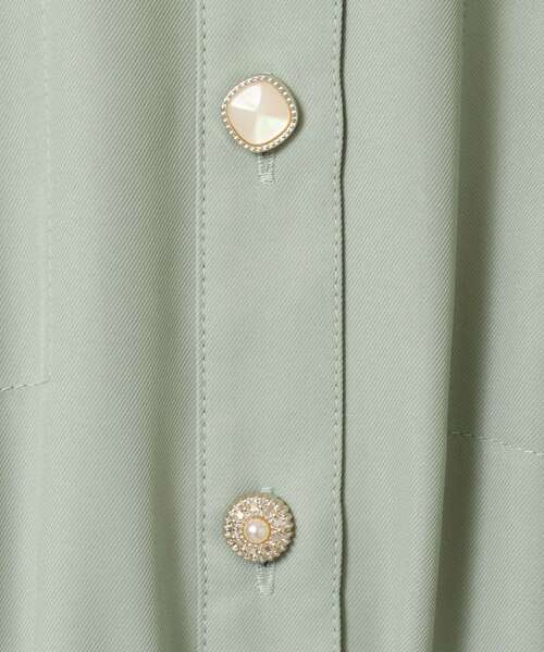 ELENCARE DUE(エレンカーレデュエ)の「・ELENCARE DUE イロイロ釦ワンピース(ワンピース・レディース・ベージュ/ミント/ネイビー/ブラック・FREE)」の11枚目の写真