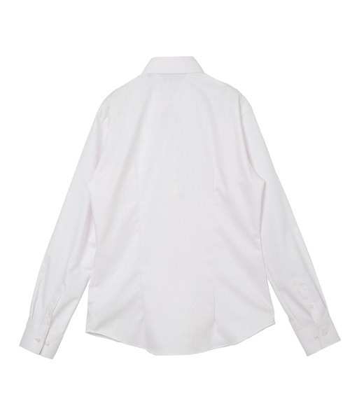 TOKYO SHIRTS（トウキョウシャツ）の「超形態安定ノーアイロン スキッパー 長袖ビジネスワイシャツ（ビジネスシャツ・レディース・ライトピンク・S/M/L/LL/XL）」の2枚目の写真