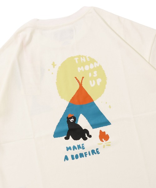 KRIFF MAYER Lady's Collection（クリフメイヤーレディースコレクション）の「【汗染み防止･軽撥水･防汚･吸水速乾･接触冷感】ウェットプロテクトゆるT(テント)（Tシャツ/カットソー・レディース・オフホワイト/ライトグリーン/カラフル/チャコール/グレー/レッド/ネイビー・MEDIUM/LARGE）」の2枚目の写真