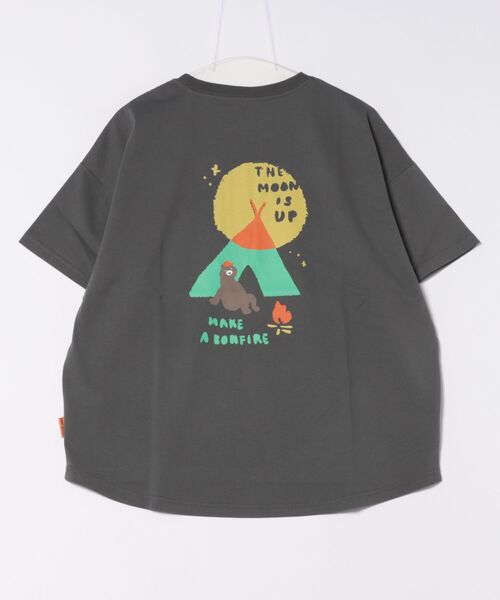 KRIFF MAYER Lady's Collection（クリフメイヤーレディースコレクション）の「【汗染み防止･軽撥水･防汚･吸水速乾･接触冷感】ウェットプロテクトゆるT(テント)（Tシャツ/カットソー・レディース・オフホワイト/ライトグリーン/カラフル/チャコール/グレー/レッド/ネイビー・MEDIUM/LARGE）」の12枚目の写真