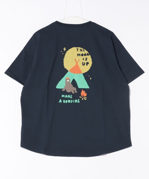 KRIFF MAYER Lady's Collection（クリフメイヤーレディースコレクション）の「【汗染み防止･軽撥水･防汚･吸水速乾･接触冷感】ウェットプロテクトゆるT(テント)（Tシャツ/カットソー・レディース・オフホワイト/ライトグリーン/カラフル/チャコール/グレー/レッド/ネイビー・MEDIUM/LARGE）」の10枚目の写真