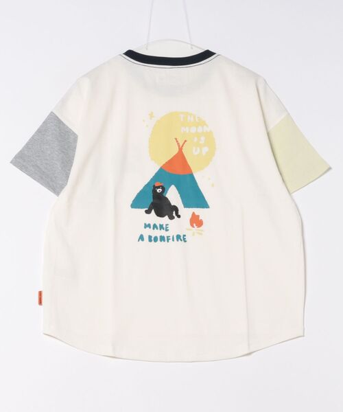 KRIFF MAYER Lady's Collection（クリフメイヤーレディースコレクション）の「【汗染み防止･軽撥水･防汚･吸水速乾･接触冷感】ウェットプロテクトゆるT(テント)（Tシャツ/カットソー・レディース・オフホワイト/ライトグリーン/カラフル/チャコール/グレー/レッド/ネイビー・MEDIUM/LARGE）」の8枚目の写真