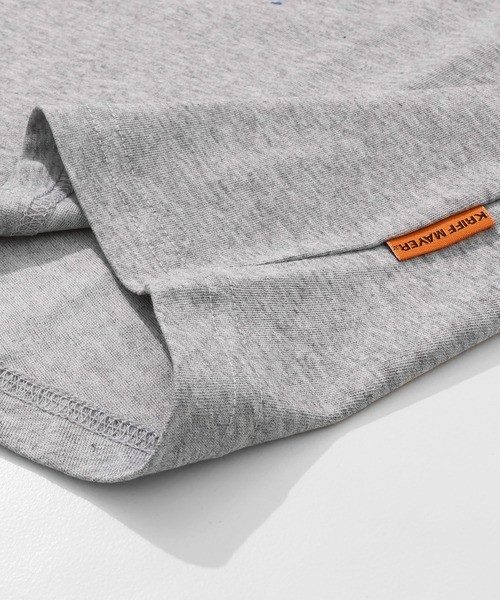 KRIFF MAYER Lady's Collection（クリフメイヤーレディースコレクション）の「【汗染み防止･軽撥水･防汚･吸水速乾･接触冷感】ウェットプロテクトゆるT(テント)（Tシャツ/カットソー・レディース・オフホワイト/ライトグリーン/カラフル/チャコール/グレー/レッド/ネイビー・MEDIUM/LARGE）」の22枚目の写真