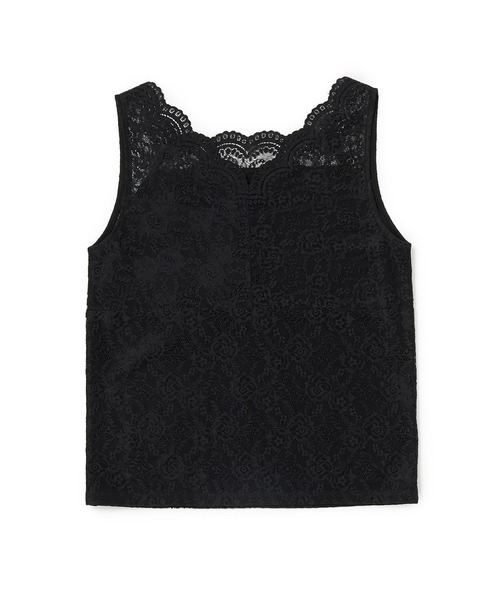 ROPE' PICNIC（ロペピクニック）の「【前後2WAY】総レースインナー（タンクトップ・レディース・ホワイト/ブラック・38/40）」の12枚目の写真