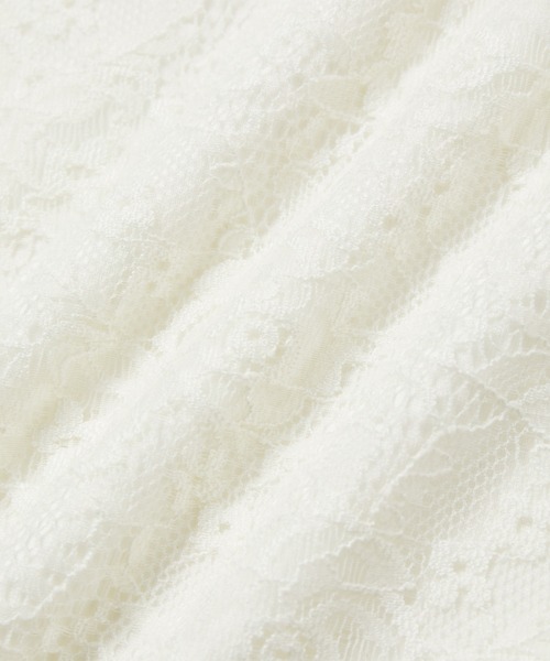 ROPE' PICNIC（ロペピクニック）の「【前後2WAY】総レースインナー（タンクトップ・レディース・ホワイト/ブラック・38/40）」の4枚目の写真